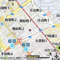 庖小路周辺の地図