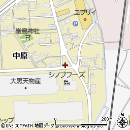 岡山県総社市中原359-2周辺の地図