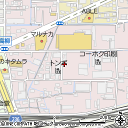 岡山県岡山市北区高柳東町周辺の地図