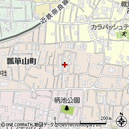 大阪府東大阪市瓢箪山町22-18周辺の地図