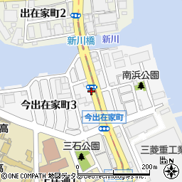 竹添駐車場周辺の地図
