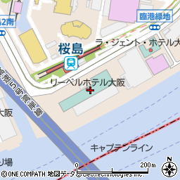リーベルホテル大阪 ダイニングブリックサイド周辺の地図