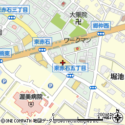 ヤマナカ田原店周辺の地図