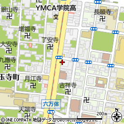 ビープライス 天王寺谷町九丁目店周辺の地図