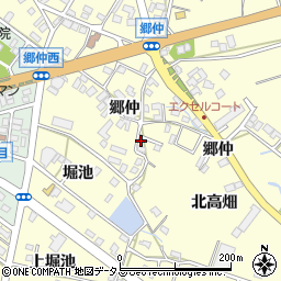 愛知県田原市神戸町郷仲81-10周辺の地図