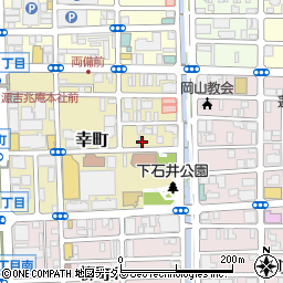 岡山県岡山市北区幸町5-21周辺の地図