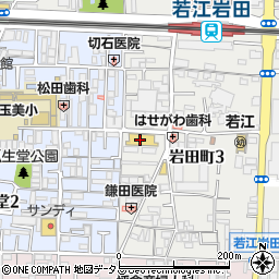 シルク　若江岩田コノミヤ店周辺の地図