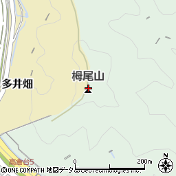 栂尾山周辺の地図