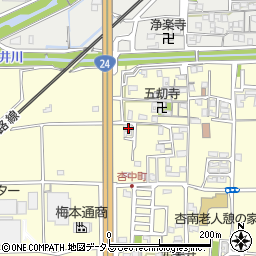 奈良県奈良市杏町321-1周辺の地図