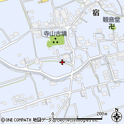 岡山県総社市宿580周辺の地図