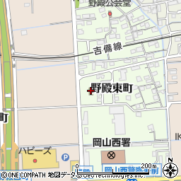 セブンイレブン岡山野殿東町店周辺の地図