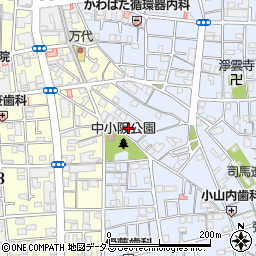 大阪府東大阪市下小阪1丁目15-17周辺の地図