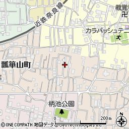 大阪府東大阪市瓢箪山町22周辺の地図