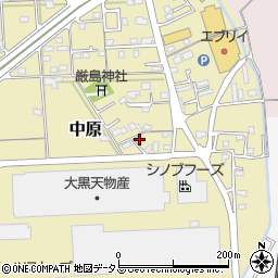 岡山県総社市中原334-1周辺の地図