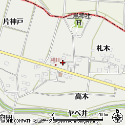 愛知県田原市相川町御嶽25周辺の地図