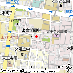 大阪府大阪市天王寺区上之宮町5-5周辺の地図