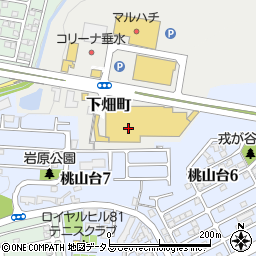 兵庫県神戸市垂水区下畑町岩原周辺の地図