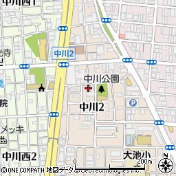 シティ中川周辺の地図