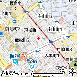 板宿装飾周辺の地図