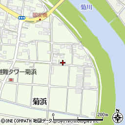 静岡県掛川市菊浜周辺の地図