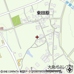 三重県名張市東田原2146周辺の地図