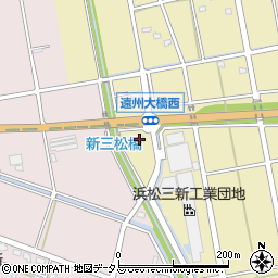 静岡県浜松市中央区三新町476周辺の地図