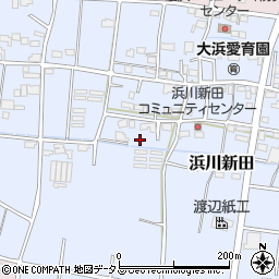 静岡県掛川市浜川新田302周辺の地図
