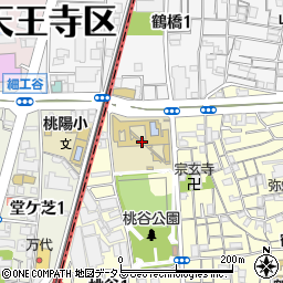 大阪府立生野聴覚支援学校周辺の地図