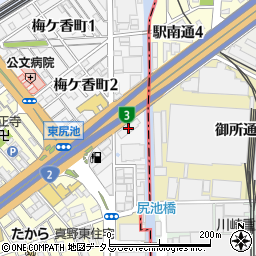 株式会社河崎工業所　工場周辺の地図