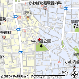 大阪府東大阪市下小阪1丁目15-19周辺の地図