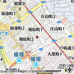神戸信用金庫板宿支店周辺の地図