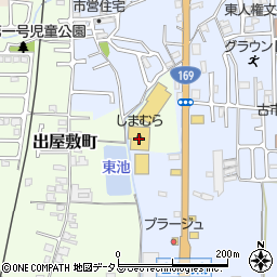 ファッションセンターしまむら奈良古市店周辺の地図