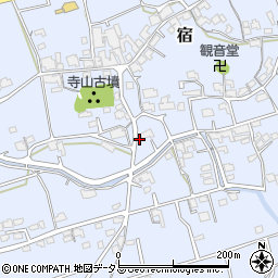 岡山県総社市宿583-8周辺の地図