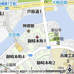 ディオフェルティ神戸弐番館周辺の地図