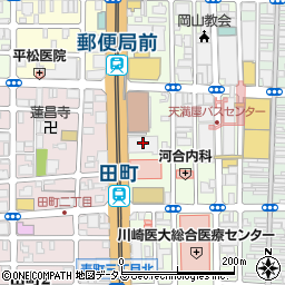 テルウェル西日本株式会社　岡山営業支店周辺の地図