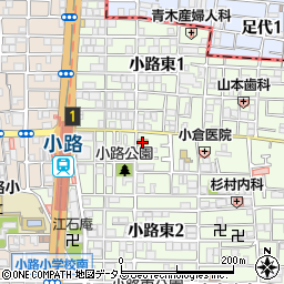 ファミリーマート小路駅東店周辺の地図