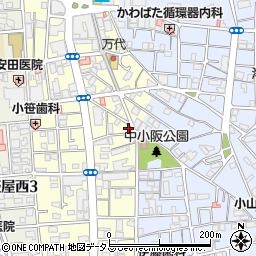 あんず整体院　小阪店周辺の地図