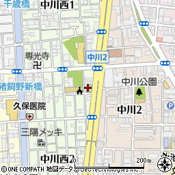 在日韓国基督教会館周辺の地図