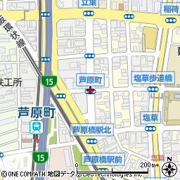 芦原町周辺の地図