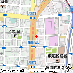麺屋のりお　難波中店周辺の地図