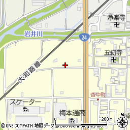 奈良県奈良市杏町269周辺の地図