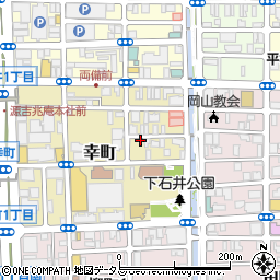 岡山県岡山市北区幸町5-3周辺の地図