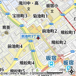 板宿農園金物部周辺の地図