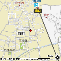 三重県津市牧町334周辺の地図