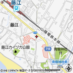 兵庫県明石市藤江周辺の地図