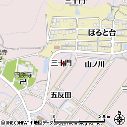 愛知県田原市野田町（三十門）周辺の地図