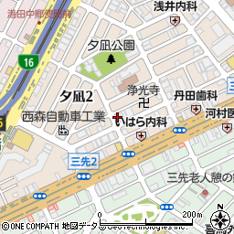 岡崎共同住宅周辺の地図
