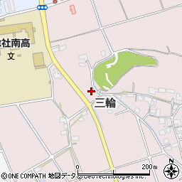 岡山県総社市三輪599周辺の地図