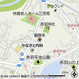 圓隆寺周辺の地図