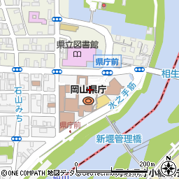 トマト銀行岡山県庁支店 ＡＴＭ周辺の地図